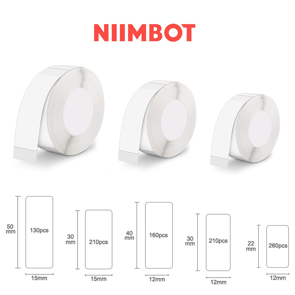 Label Printer Tape - Niimbot D11 D110 D101 Mini papier