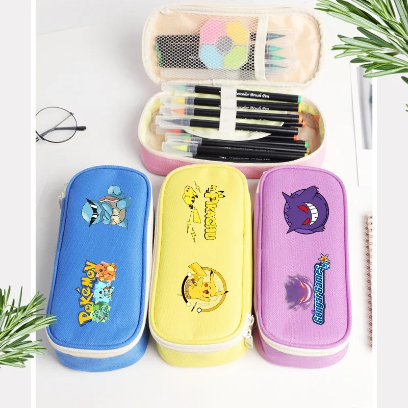 Stationery Supplier - Piórnik Pokemon Pikachu, uroczy, dla ucznia,