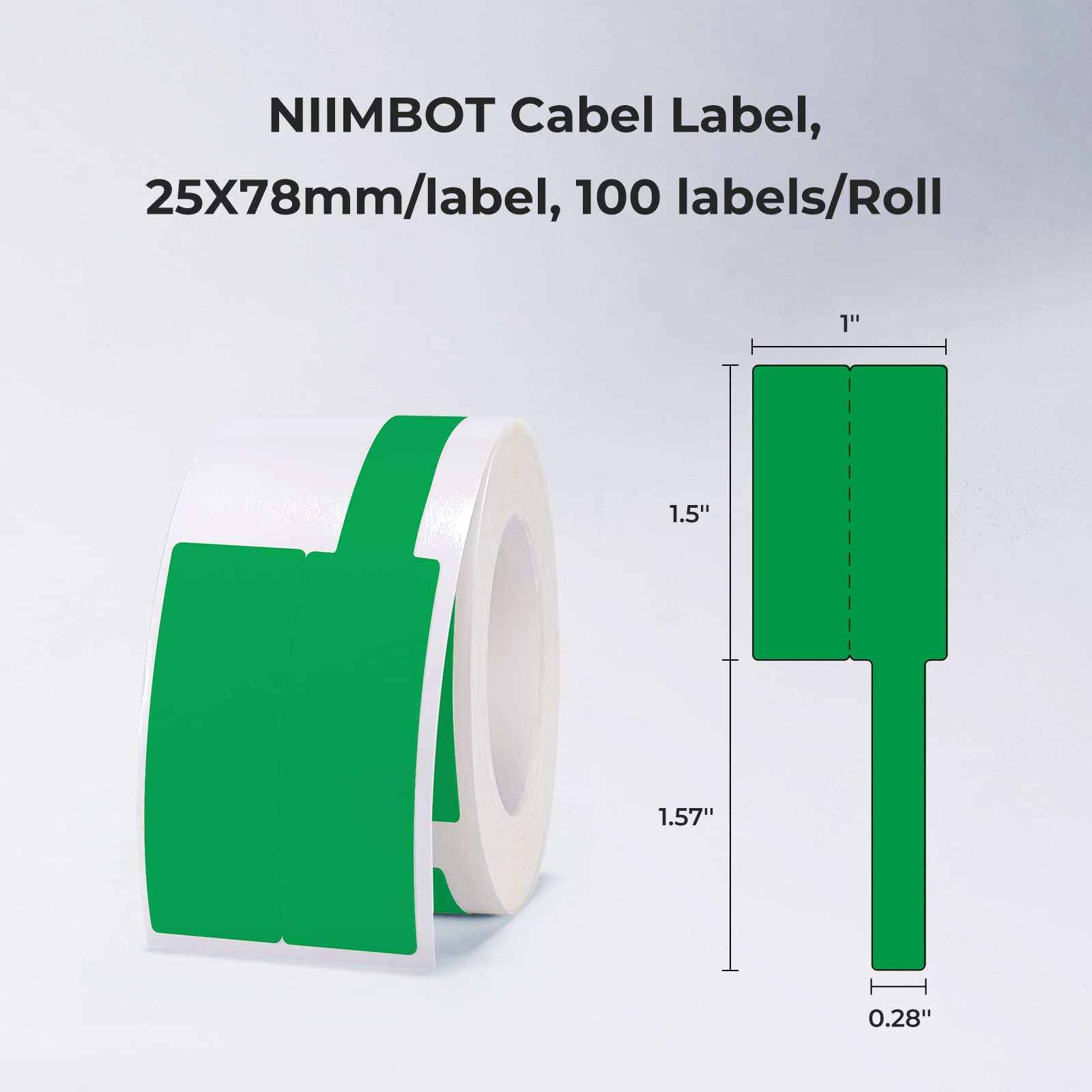 Kolorowe etykiety kablowe Niim – Label Printer Tape recenzja i cena